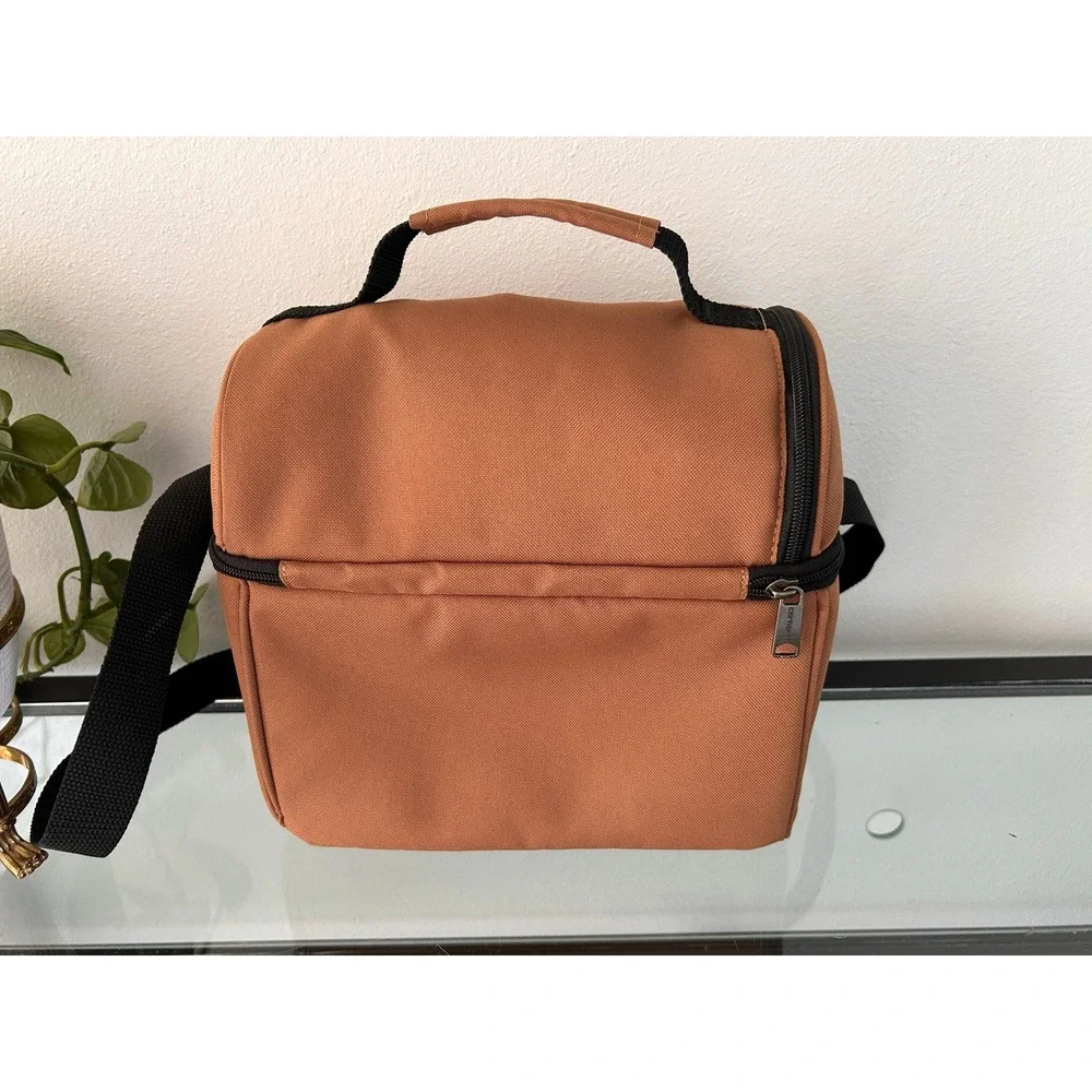 Carhartt Vertical Lunch Cooler Bag Brown Elevation Labs Insulated Lunch Box